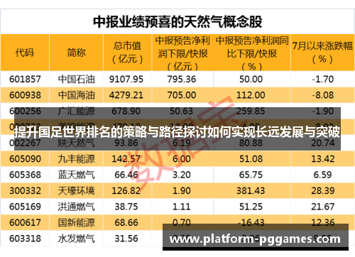 提升国足世界排名的策略与路径探讨如何实现长远发展与突破